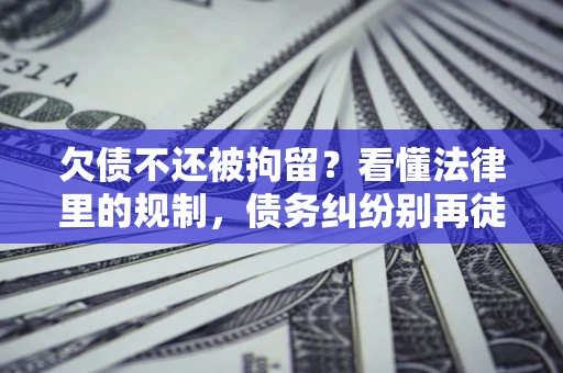 济南欠债不还被拘留？看懂法律里的规制，债务纠纷别再徒劳奔波