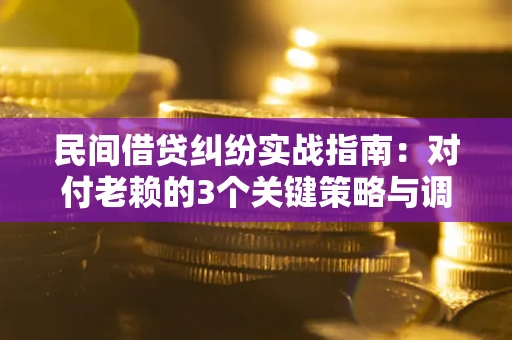 济南民间借贷纠纷实战指南：对付老赖的3个关键策略与调解盲区解析