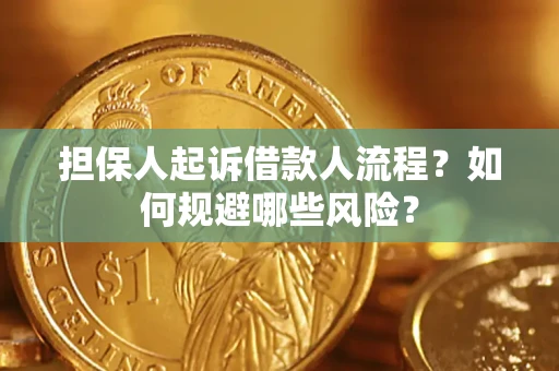 济南担保人起诉借款人流程？如何规避哪些风险？