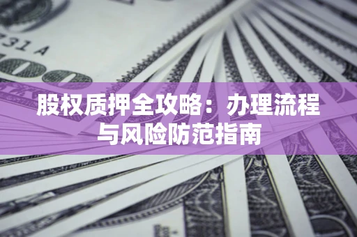 济南股权质押全攻略：办理流程与风险防范指南