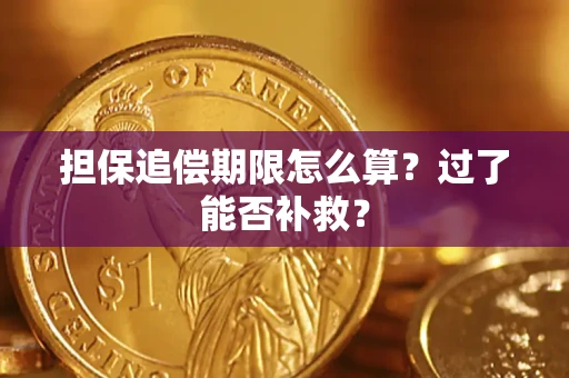 济南担保追偿期限怎么算？过了能否补救？